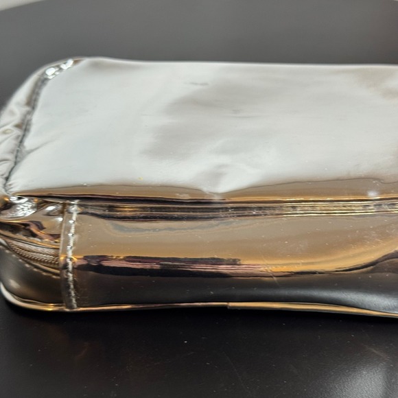 Viral Sardine Can Shiny Bag Embroidered Textured Cosmetic Pouch‎ Funky Unique - Picture 5 of 15